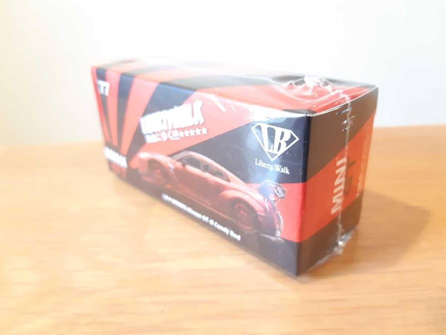 LIBERTY WALK GT-R Candy Red ミニgt 1/64 1/64スケール MINI GT「LB☆WORKS Nissan GT-R R35」(キャンディ